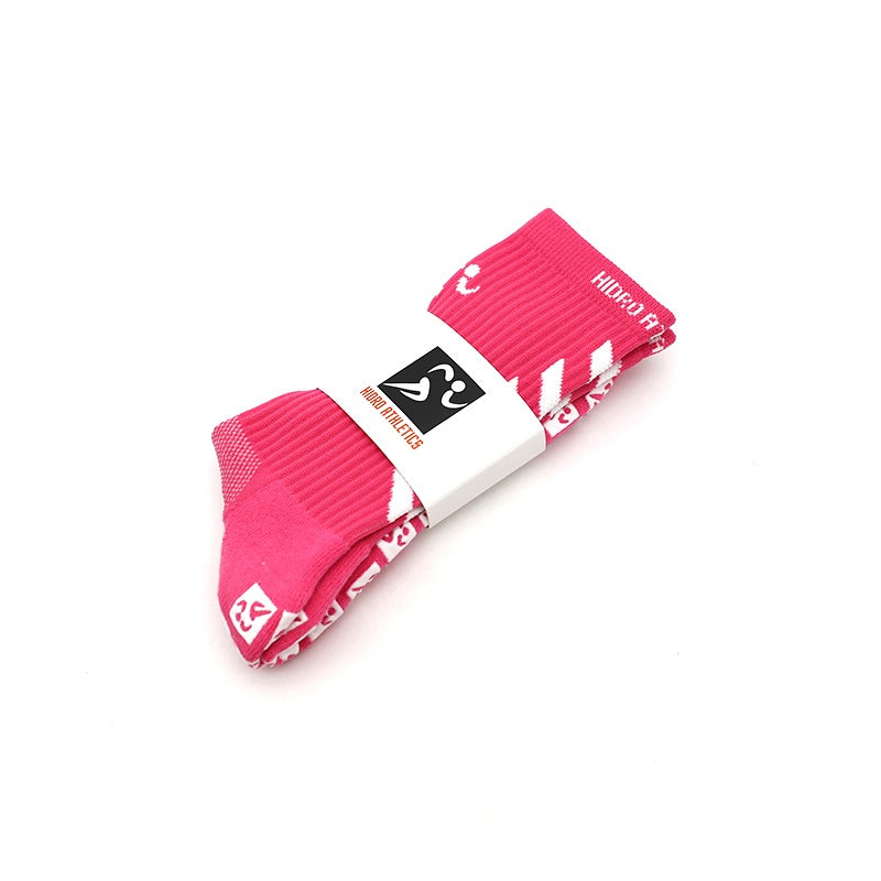 Hidro Flamingo Pink Pro Grip Socks