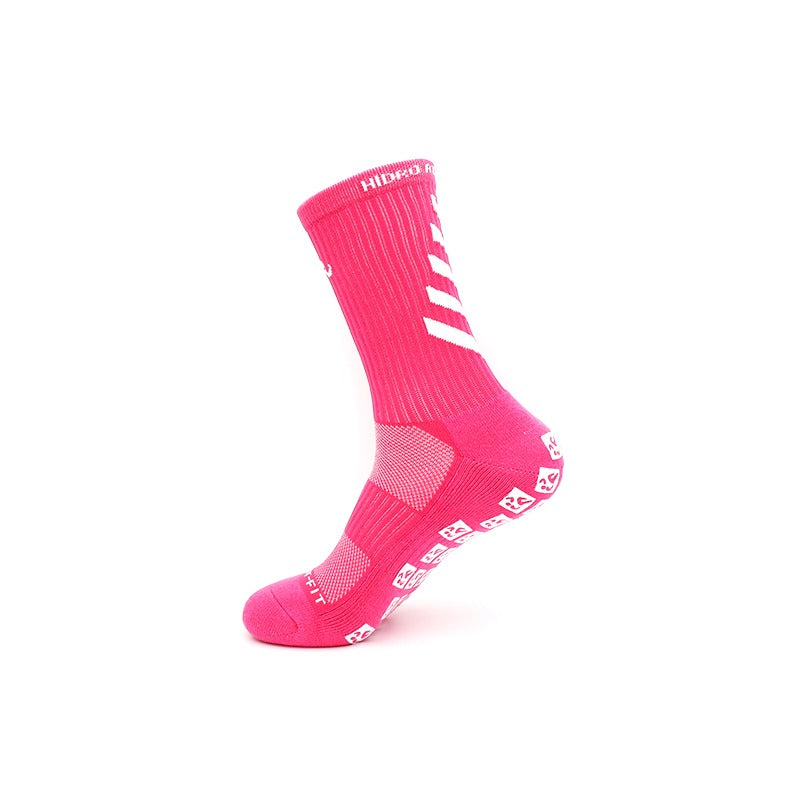 Comodo Women's Silicone Grip Sock - Neon Pink