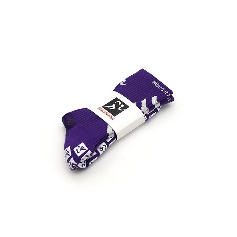 Hidro Purple Maze Pro Grip Socks